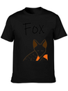 Sleeping Fox Lightweight Cotton T-Shirt – Daily Comfort Graphic Shirt