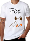 Sleeping Fox Lightweight Cotton T-Shirt – Daily Comfort Graphic Shirt