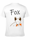 Sleeping Fox Lightweight Cotton T-Shirt – Daily Comfort Graphic Shirt