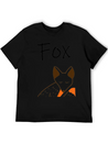 Sleeping Fox Lightweight Cotton T-Shirt – Daily Comfort Graphic Shirt
