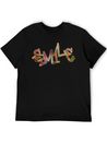 Smile Graffiti Lightweight Cotton T-Shirt – Daily Comfort Graphic Shirt