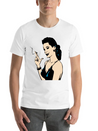 Smoking Retro Woman Lightweight Cotton T-Shirt – Daily Comfort Graphic Shirt