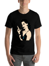 Smoking Retro Woman Lightweight Cotton T-Shirt – Daily Comfort Graphic Shirt