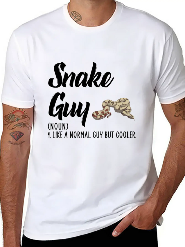 Snakes But Cooler Lightweight Cotton T-Shirt – Daily Comfort Graphic Shirt