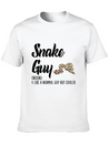 Snakes But Cooler Lightweight Cotton T-Shirt – Daily Comfort Graphic Shirt