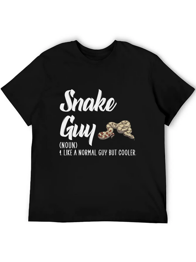 Snakes But Cooler Lightweight Cotton T-Shirt – Daily Comfort Graphic Shirt