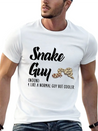 Snakes But Cooler Lightweight Cotton T-Shirt – Daily Comfort Graphic Shirt