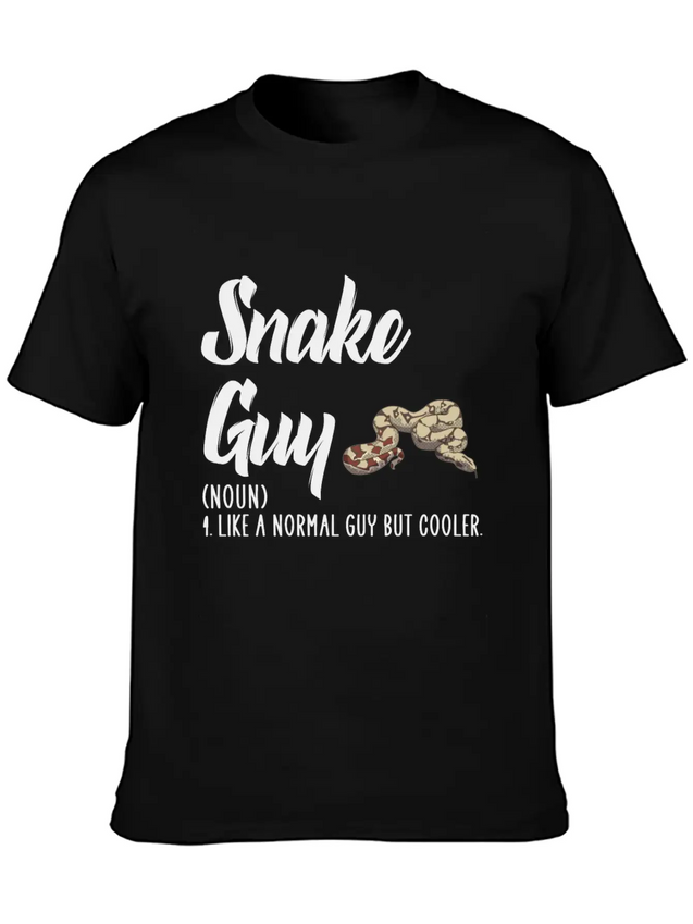 Snakes But Cooler Lightweight Cotton T-Shirt – Daily Comfort Graphic Shirt
