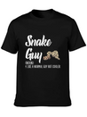 Snakes But Cooler Lightweight Cotton T-Shirt – Daily Comfort Graphic Shirt