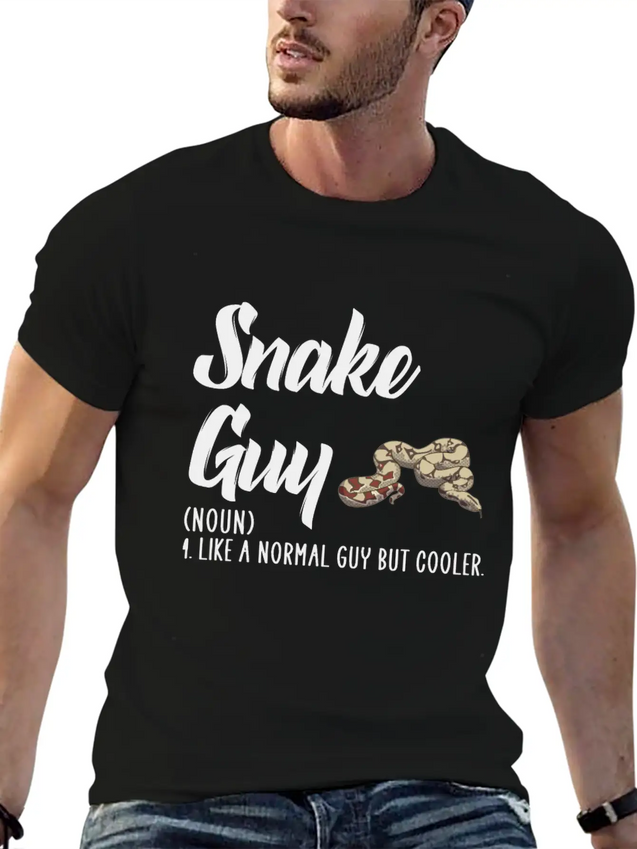 Snakes But Cooler Lightweight Cotton T-Shirt – Daily Comfort Graphic Shirt