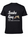Snakes But Cooler Lightweight Cotton T-Shirt – Daily Comfort Graphic Shirt