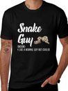 Snakes But Cooler Lightweight Cotton T-Shirt – Daily Comfort Graphic Shirt