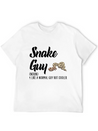 Snakes But Cooler Lightweight Cotton T-Shirt – Daily Comfort Graphic Shirt