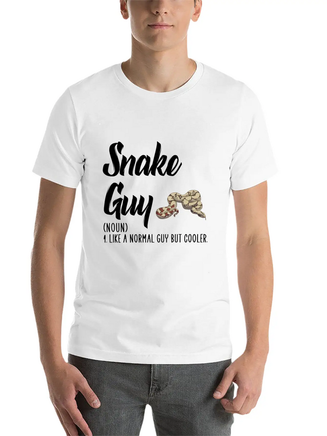 Snakes But Cooler Lightweight Cotton T-Shirt – Daily Comfort Graphic Shirt