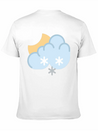 Snow At Night Lightweight Cotton T-Shirt – Daily Comfort Graphic Shirt