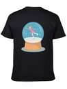 Snow Globe Lightweight Cotton T-Shirt – Daily Comfort Graphic Shirt