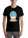 Snow Globe Lightweight Cotton T-Shirt – Daily Comfort Graphic Shirt