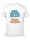 Snow Globe Lightweight Cotton T-Shirt – Daily Comfort Graphic Shirt