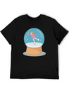 Snow Globe Lightweight Cotton T-Shirt – Daily Comfort Graphic Shirt