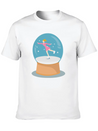 Snow Globe Lightweight Cotton T-Shirt – Daily Comfort Graphic Shirt