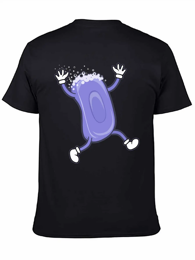 Soap Running Lightweight Cotton T-Shirt – Daily Comfort Graphic Shirt
