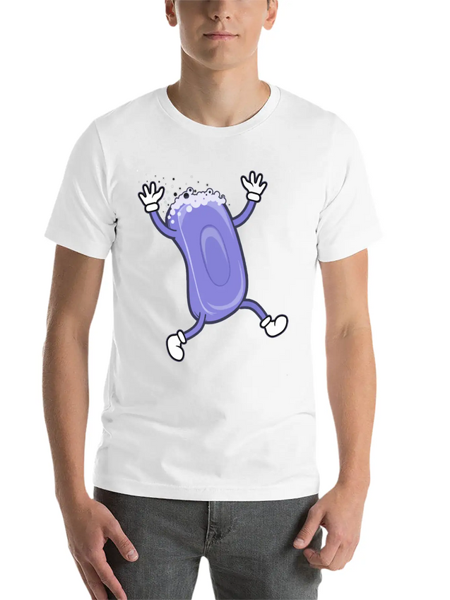 Soap Running Lightweight Cotton T-Shirt – Daily Comfort Graphic Shirt