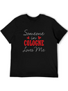 Someone In Cologne Loves Me Relationship Couple Ge Lightweight Cotton T-Shirt – Daily Comfort Graphic Shirt