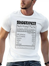Sonographer Nutritional Facts Lightweight Cotton T-Shirt – Daily Comfort Graphic Shirt
