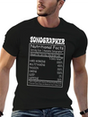 Sonographer Nutritional Facts Lightweight Cotton T-Shirt – Daily Comfort Graphic Shirt