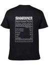Sonographer Nutritional Facts Lightweight Cotton T-Shirt – Daily Comfort Graphic Shirt