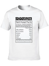 Sonographer Nutritional Facts Lightweight Cotton T-Shirt – Daily Comfort Graphic Shirt