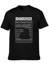 Sonographer Nutritional Facts Lightweight Cotton T-Shirt – Daily Comfort Graphic Shirt
