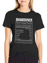 Sonographer Nutritional Facts Lightweight Cotton T-Shirt – Daily Comfort Graphic Shirt