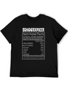 Sonographer Nutritional Facts Lightweight Cotton T-Shirt – Daily Comfort Graphic Shirt