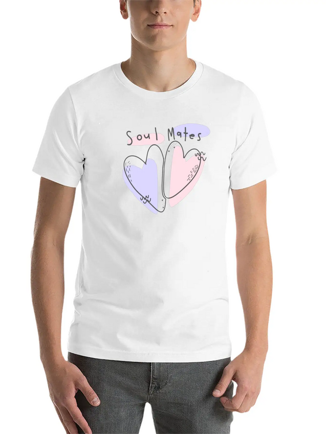 Soul - Heart Lightweight Cotton T-Shirt – Daily Comfort Graphic Shirt