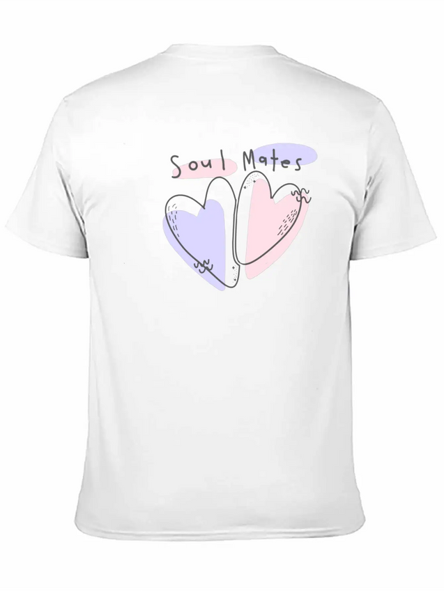 Soul - Heart Lightweight Cotton T-Shirt – Daily Comfort Graphic Shirt