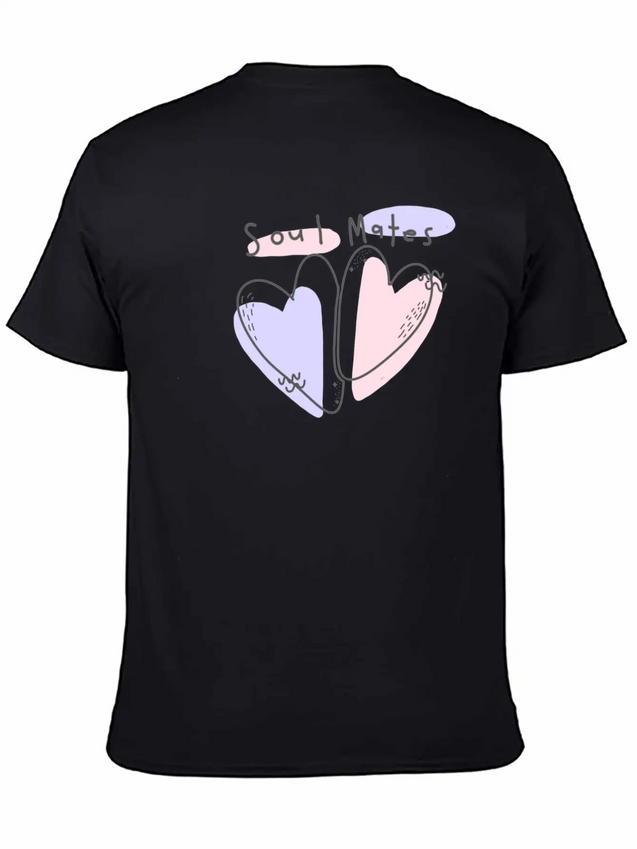 Soul - Heart Lightweight Cotton T-Shirt – Daily Comfort Graphic Shirt