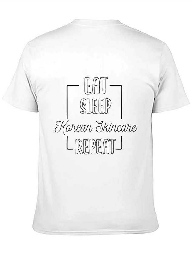 South Korea Fashion K-Beauty Skincare Korean Skin Lightweight Cotton T-Shirt – Daily Comfort Graphic Shirt