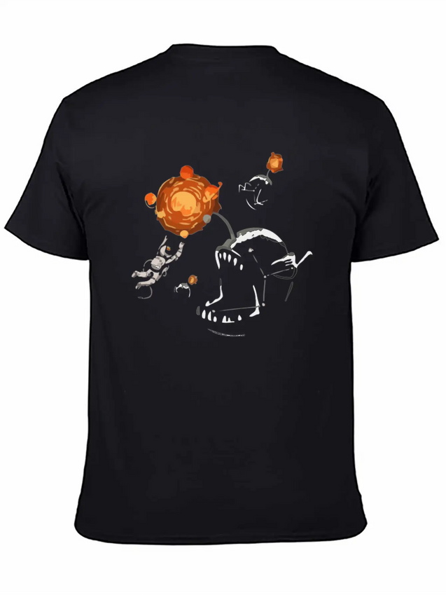 Space Bait Lightweight Cotton T-Shirt – Daily Comfort Graphic Shirt