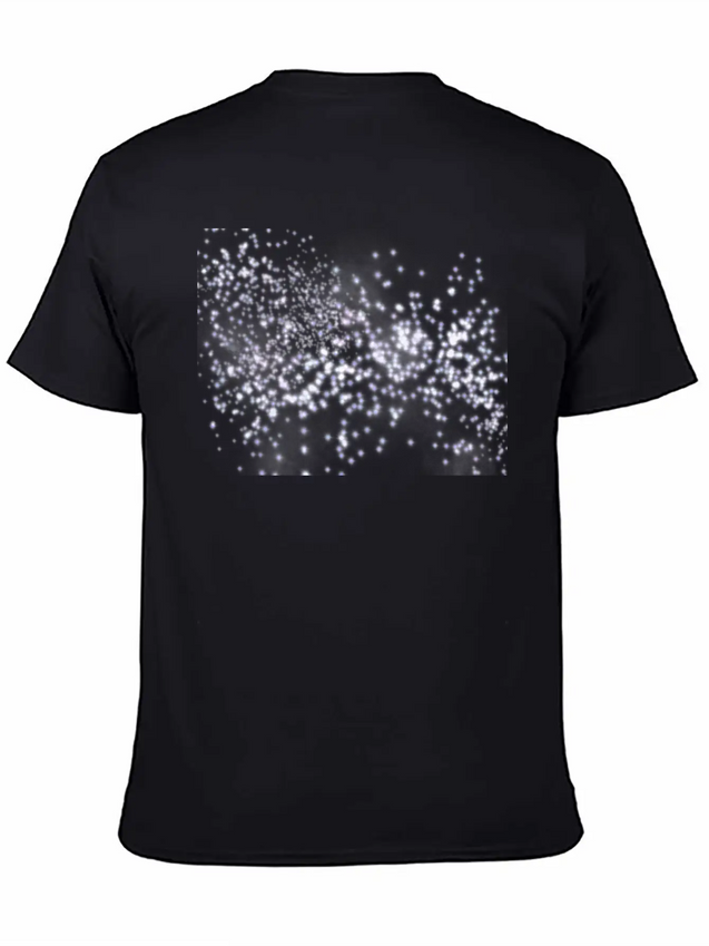 Sparkle Dust Galaxy Design Lightweight Cotton T-Shirt – Daily Comfort Graphic Shirt