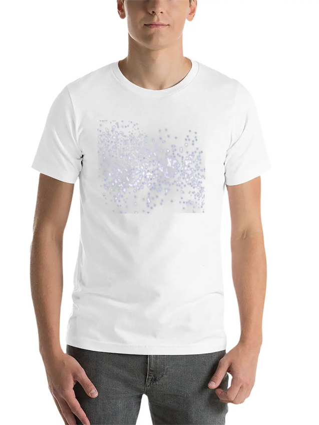 Sparkle Dust Galaxy Design Lightweight Cotton T-Shirt – Daily Comfort Graphic Shirt