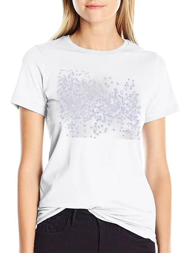 Sparkle Dust Galaxy Design Lightweight Cotton T-Shirt – Daily Comfort Graphic Shirt