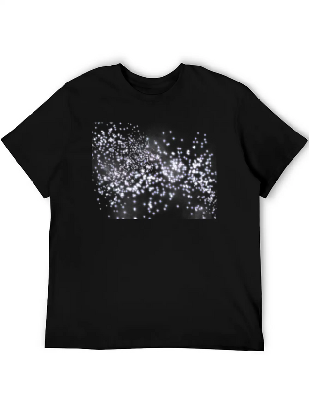 Sparkle Dust Galaxy Design Lightweight Cotton T-Shirt – Daily Comfort Graphic Shirt