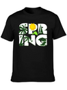Spring Buds Gift Idea Sun Beach Spring Lightweight Cotton T-Shirt – Daily Comfort Graphic Shirt