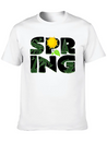 Spring Buds Gift Idea Sun Beach Spring Lightweight Cotton T-Shirt – Daily Comfort Graphic Shirt