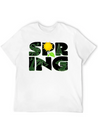 Spring Buds Gift Idea Sun Beach Spring Lightweight Cotton T-Shirt – Daily Comfort Graphic Shirt