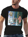 Squirrels Running With Rucksacks In Winter Lightweight Cotton T-Shirt – Daily Comfort Graphic Shirt