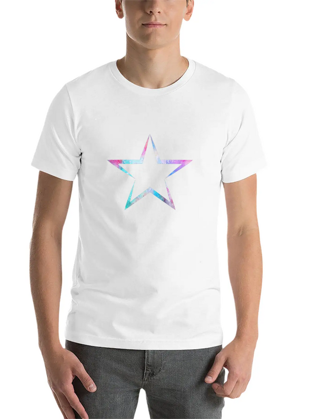 Star Lightweight Cotton T-Shirt – Daily Comfort Graphic Shirt