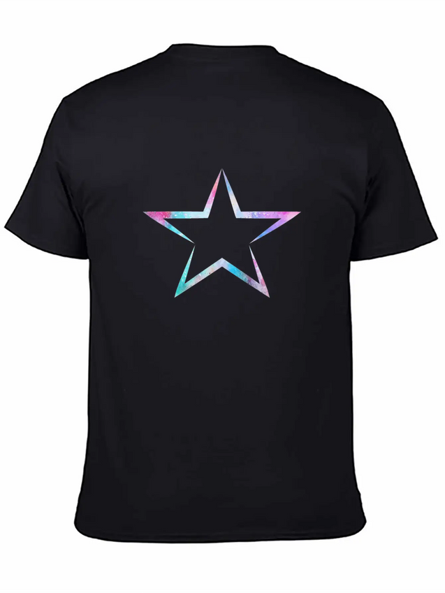 Star Lightweight Cotton T-Shirt – Daily Comfort Graphic Shirt
