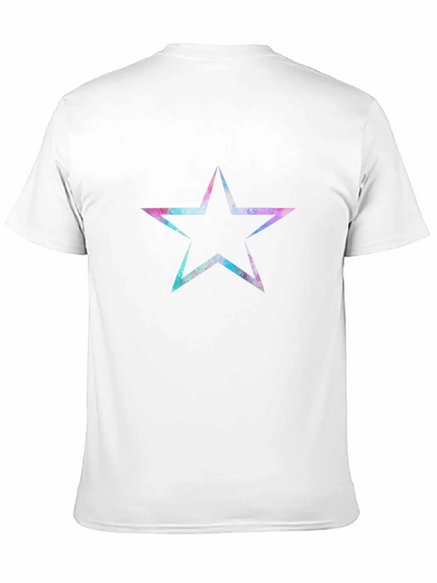 Star Lightweight Cotton T-Shirt – Daily Comfort Graphic Shirt